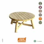 Table basse de jardin grand modèle en bois de cèdre blanc B10