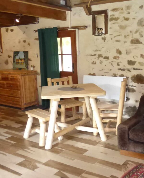 table de cuisine en bois B130U