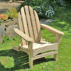 B404 adirondack pliant en bois de cèdre blanc