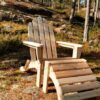 B404 chaise adirondack pliante en bois