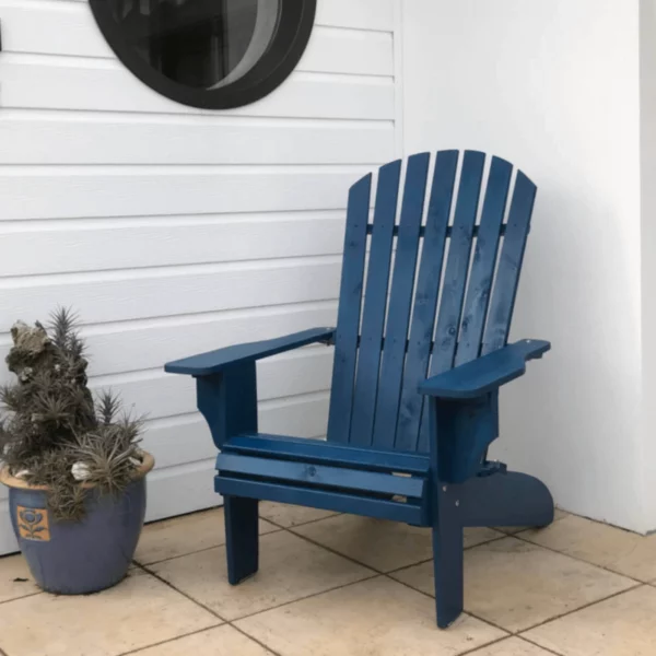 B404A adirondack deluxe bleu peint