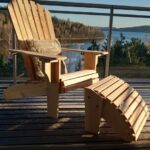 B404A chaise adirondack bois cedre