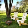 B404A chaises adirondack deluxe dans un jardin