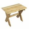 table basse adirondack en bois de cèdre blanc écologique.