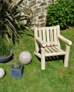 fauteuil de jardin en bois B4KD