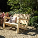 B6KD banc en bois pour 2 personnes