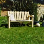 B6KD banc de jardin en cedre