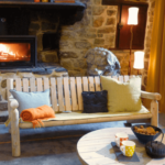 B7KD canapé de salon en bois 3 places