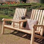 fauteuil double bois B7TTKD