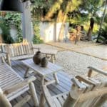 B90A table salon jardin bois