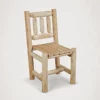 bois massif cedre rustique cedre et rondins chaise b3 intérieur extérieur canada