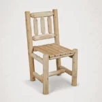bois massif cedre rustique cedre et rondins chaise b3 intérieur extérieur canada