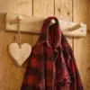 porte manteau original en bois de cedre