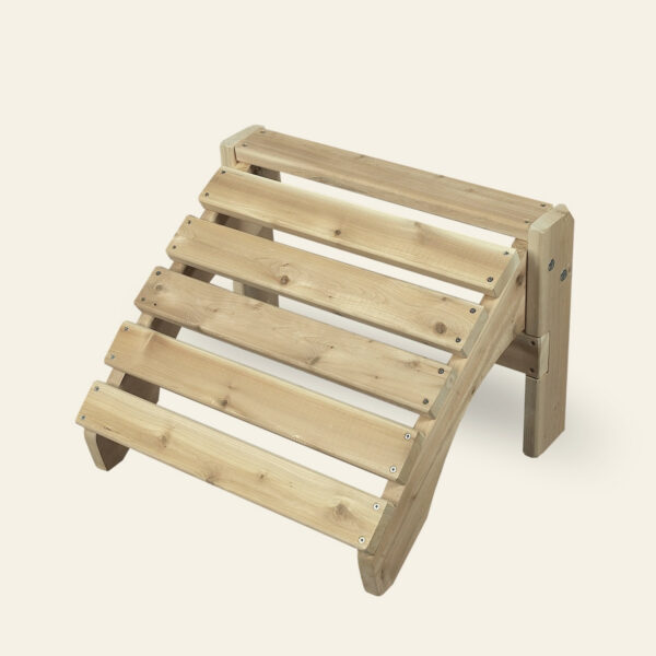 repose pieds adirondack pour chaise canadienne pliante en cèdre blanc massif du canada