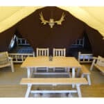 B21B table a manger en bois