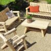 salon de jardin en bois S5