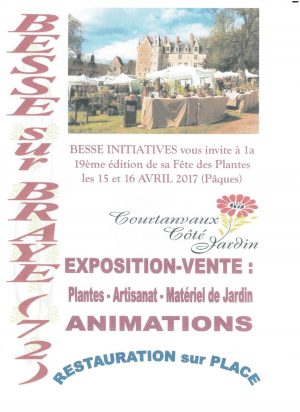 Château de Courtanvaux fête des plantes avril 2017