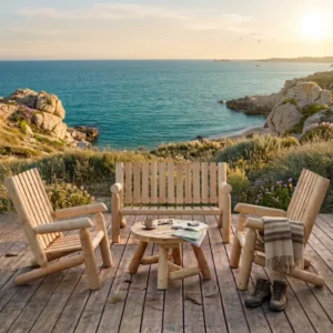 S1H Salon de jardin en bord de mer