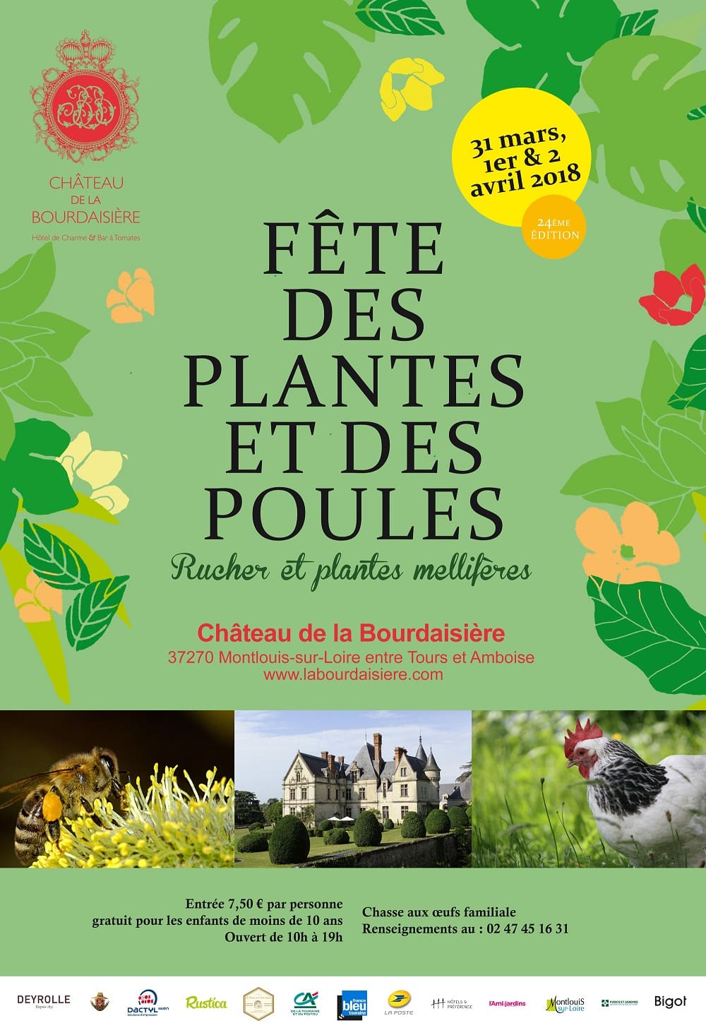 château de la bourdaisière fête des plantes 2018