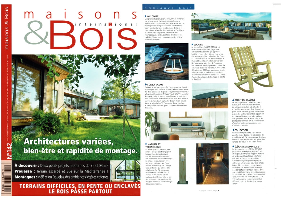 Magazine MAISONS ET BOIS INTERNATIONAL 2018