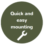 mounting quick and easy