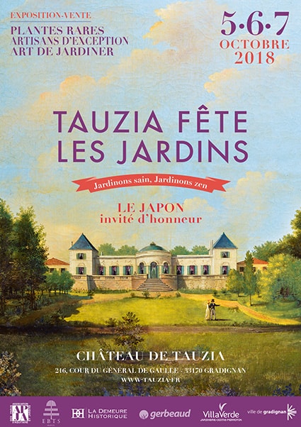 château de tauzia fête les jardins