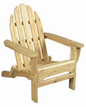 adirondack bois pliant B404