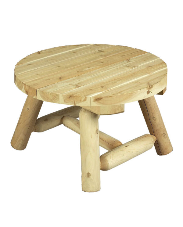 table basse ronde bois petite B9