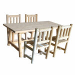 table et chaise salle a manger bois R5S
