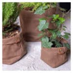 cache pot havane toile planthav