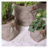 cache pot toile beige plantb