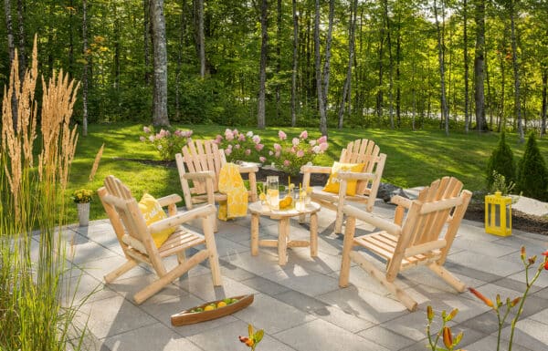 B104L ensemble de fauteuils de jardin en bois