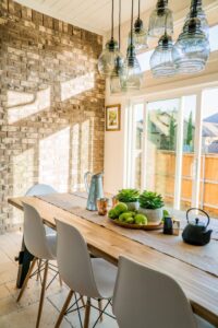 Table à manger en bois