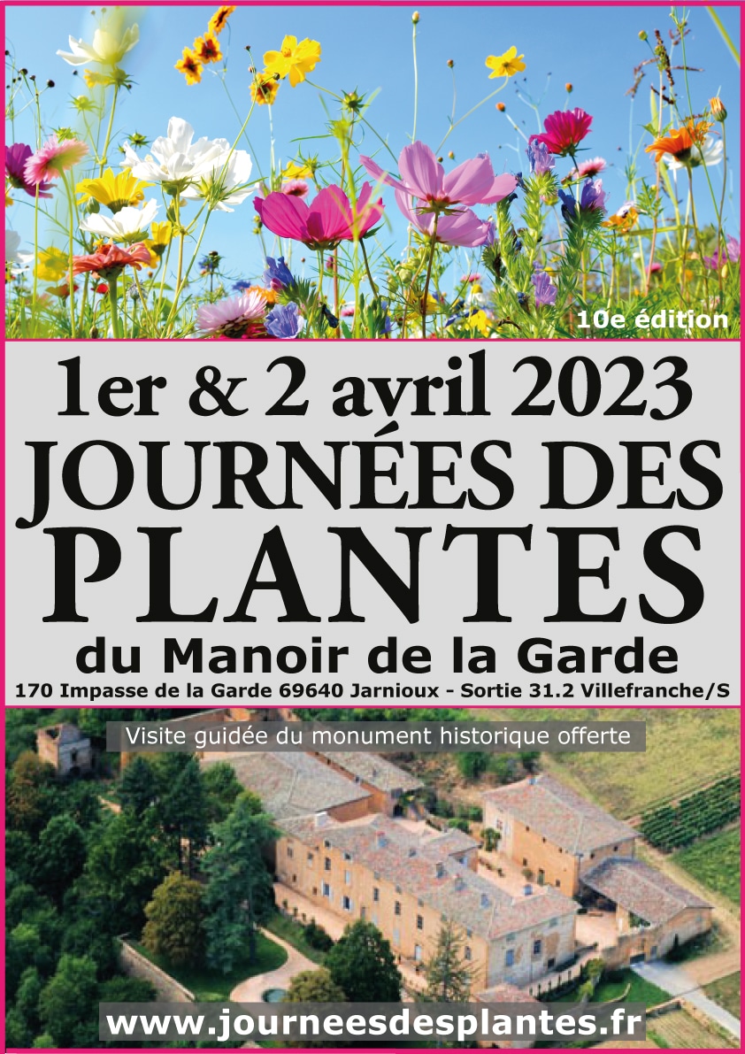 Manoir de la Garde Fête des Plantes du Samedi 1 au Dimanche 2 AVRIL 2023