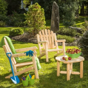 salon Montréal ensemble mobilier extérieur en bois