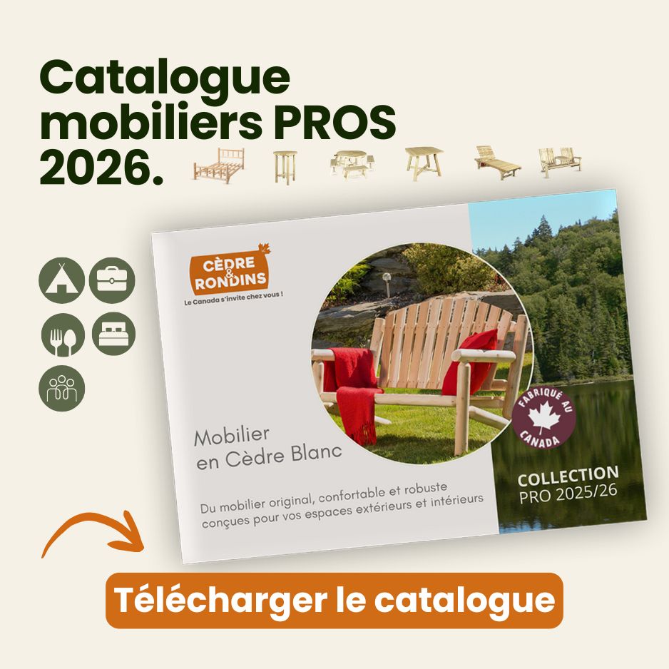 banniere mobile - catalogue 2025 2026 - cedre et rondins