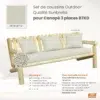 Set coussins Sunbrella 3 places Canvas
