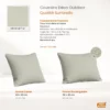 Coussin Déco Carrée et Rectangulaire Sunbrella canvas