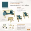 Set coussins Sunbrella Charron Salons S1, S1H, Québec